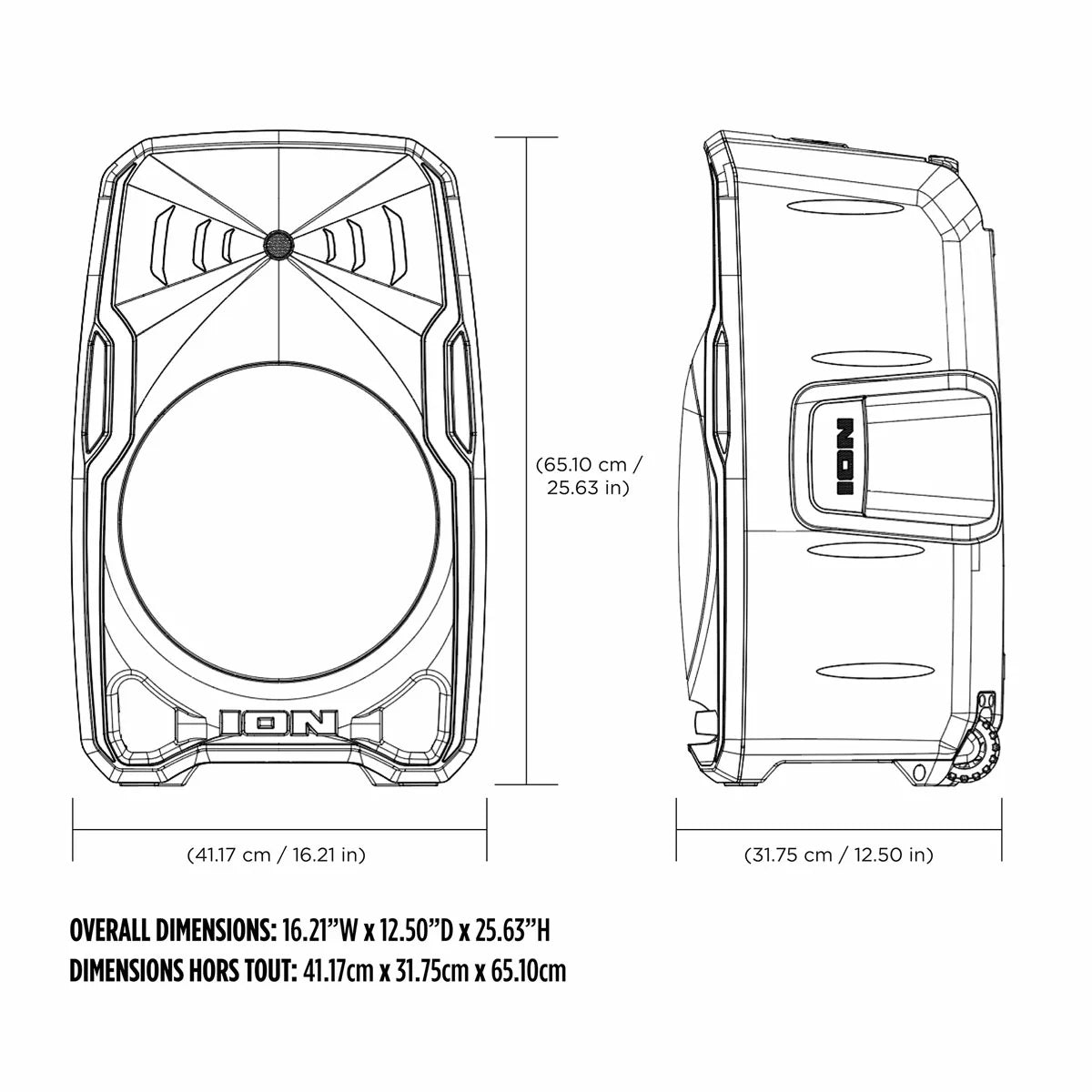 ION Audio Total PA Apex Battery-Powered PA Speaker with Wireless Microphone