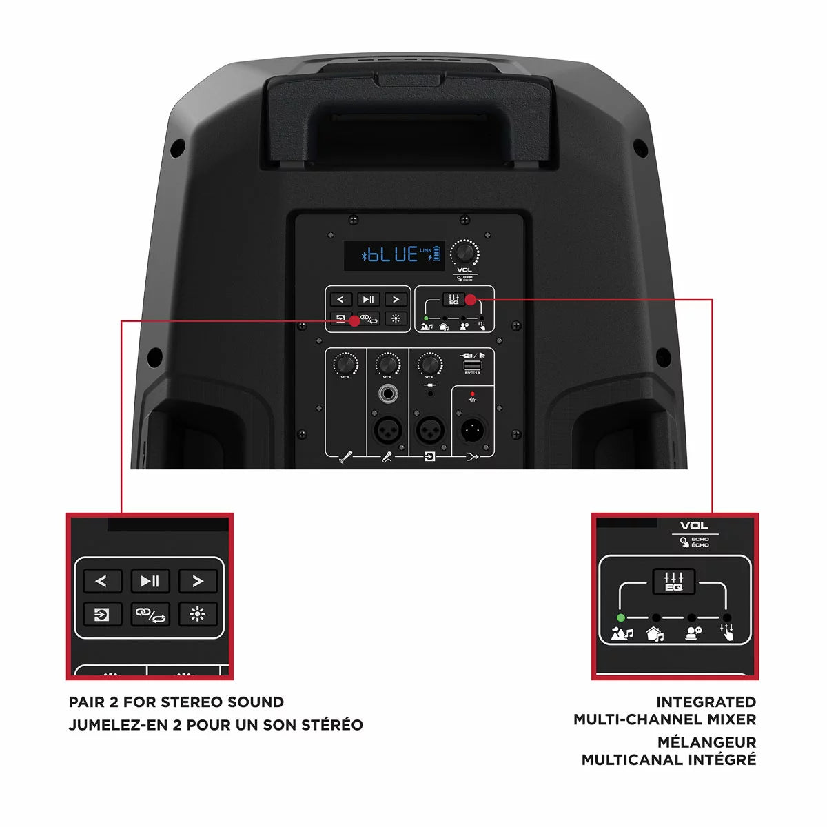 ION Audio Total PA Apex Battery-Powered PA Speaker with Wireless Microphone