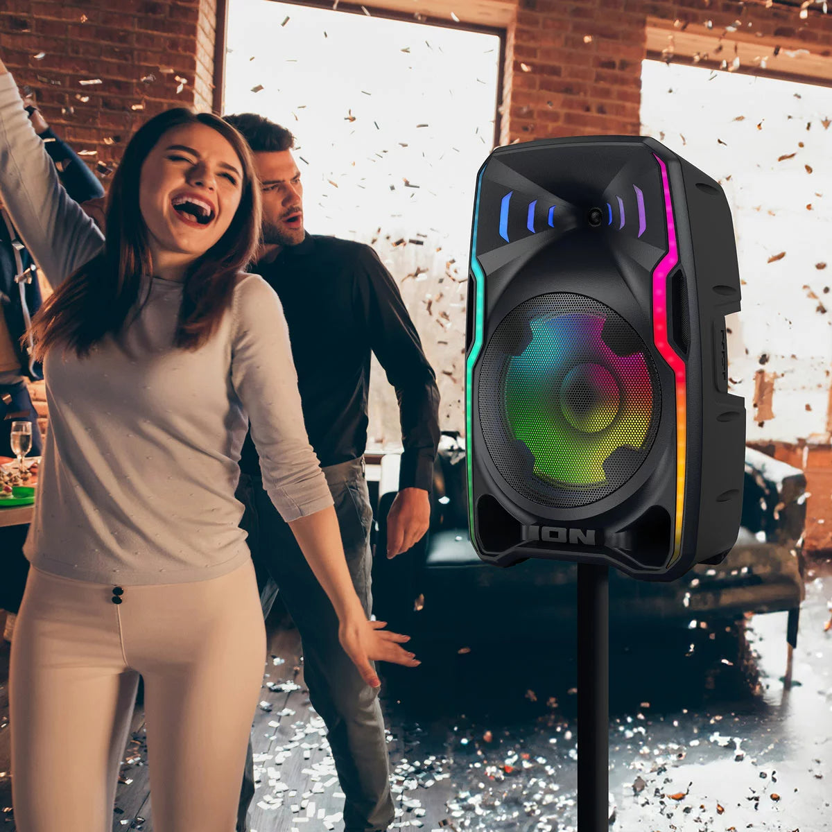 ION Audio Total PA Apex Battery-Powered PA Speaker with Wireless Microphone