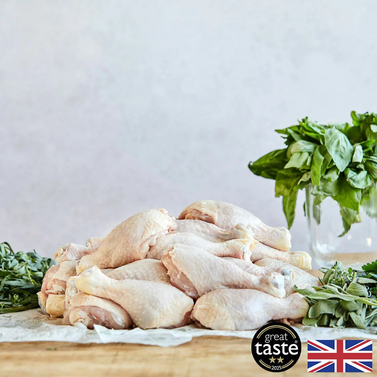 Herb Fed Free Range Chicken Drumstick Box, 4kg (Serves 14-16 people)