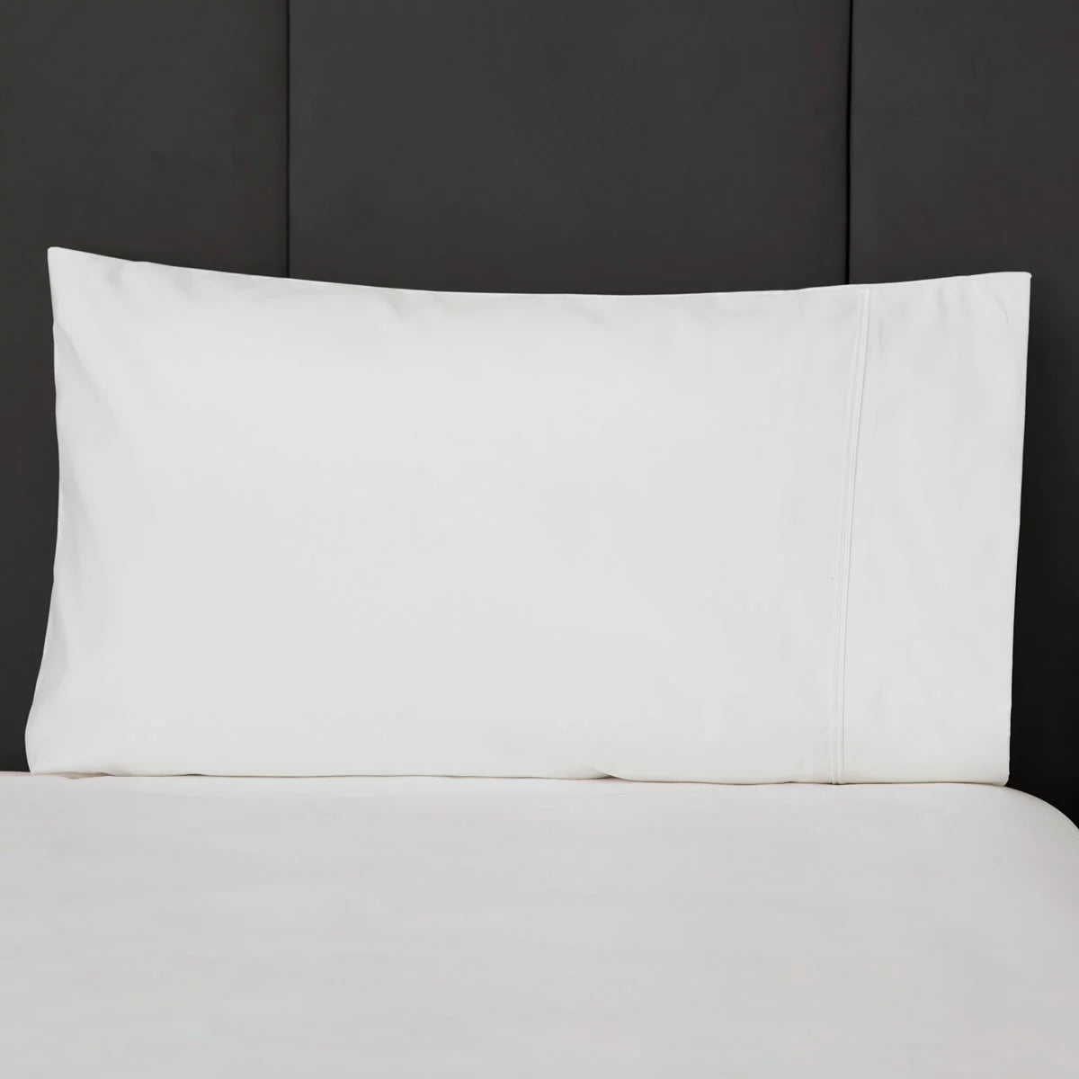 Belledorm 1200 Thread Count Cotton White Pillowcase Pair