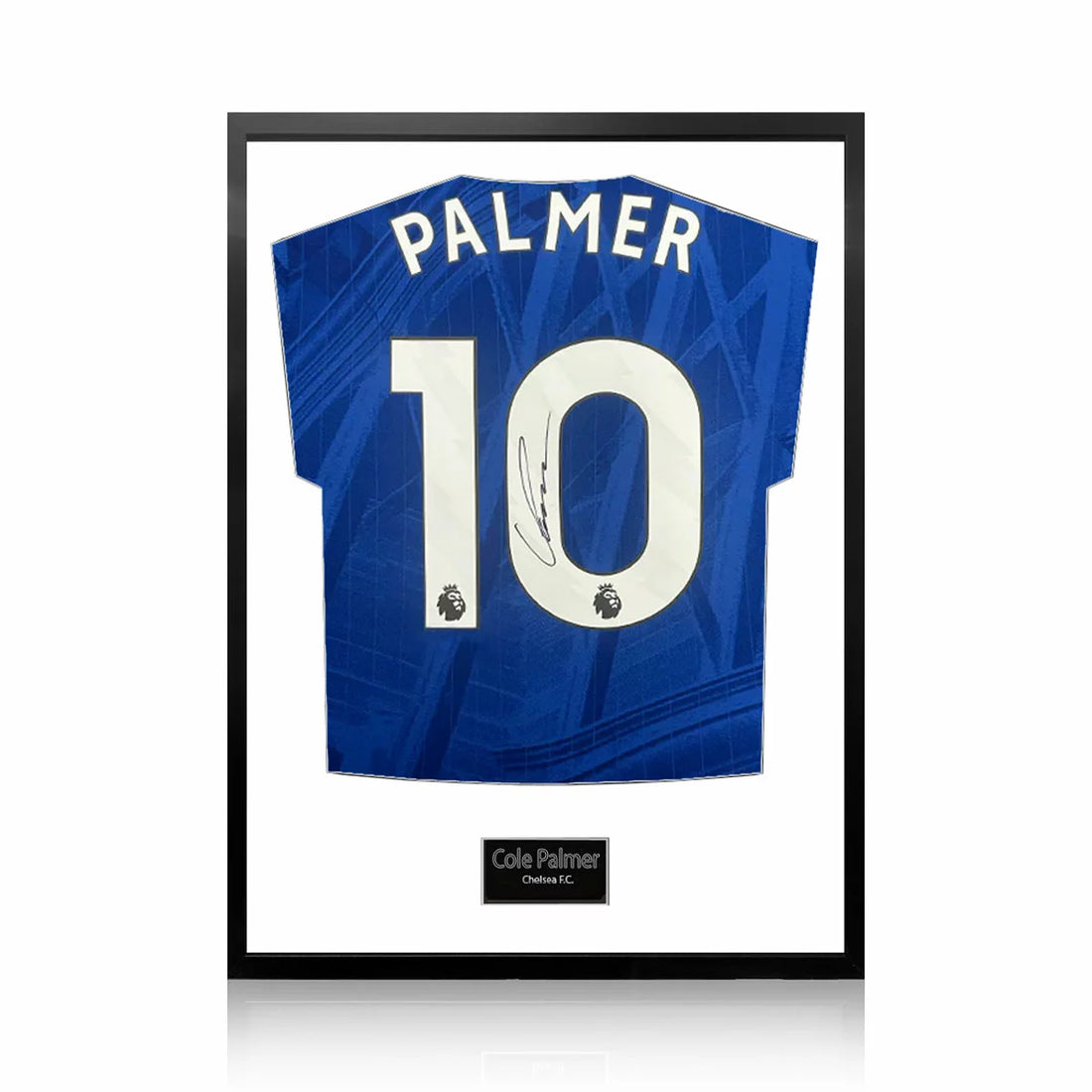 Cole Palmer Signed Framed Chelsea Football Shirt in 2 Options: White or Black