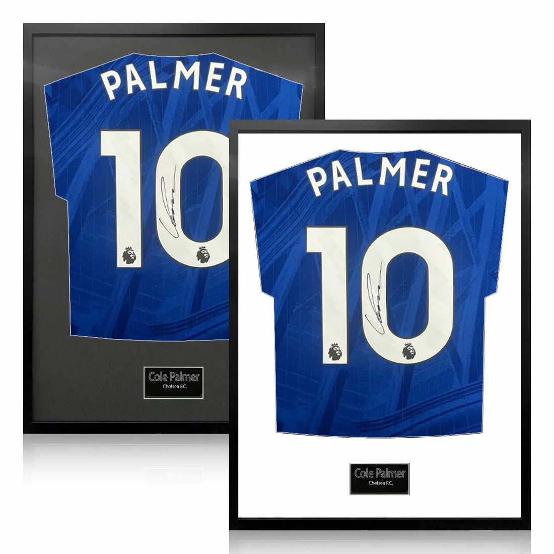 Cole Palmer Signed Framed Chelsea Football Shirt in 2 Options: White or Black