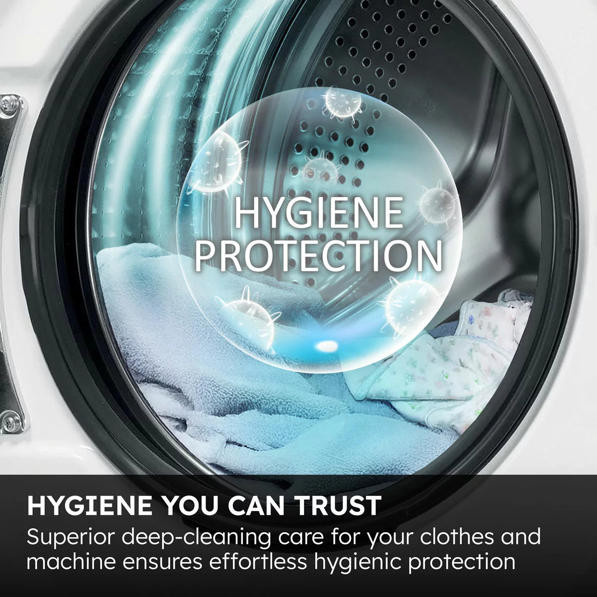 Haier HW100-BP14357GUUK, 10kg Washing Machine, A Rated in Graphite