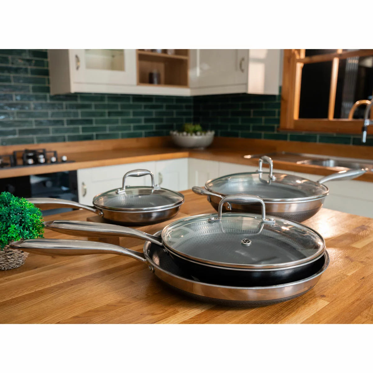 PRO STEEL Fusion 7 Piece Cookware Set