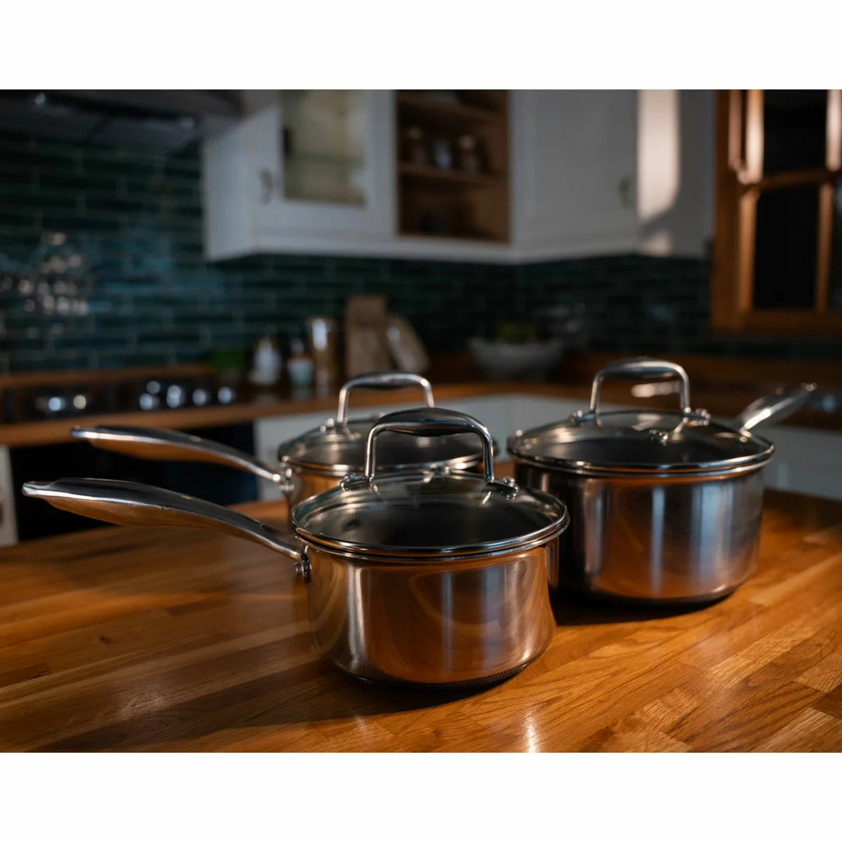 PRO STEEL Fusion 6 Piece Saucepan Set