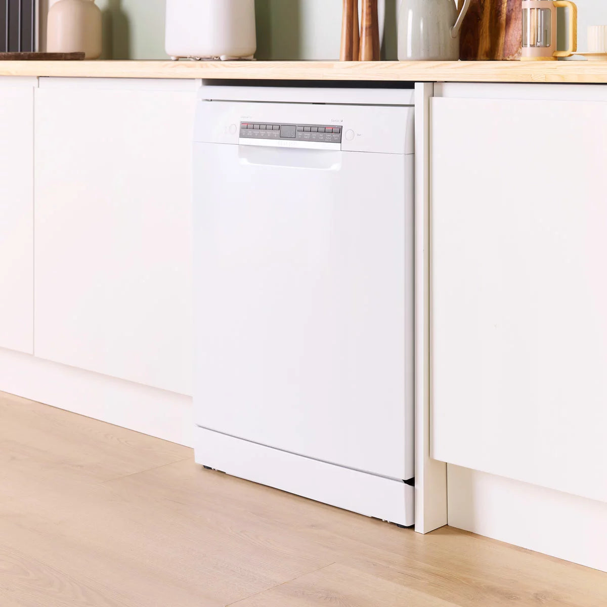 Bosch SMS4EMW06G Series 4 Freestanding 14 Place Setting Dishwasher, B Rated