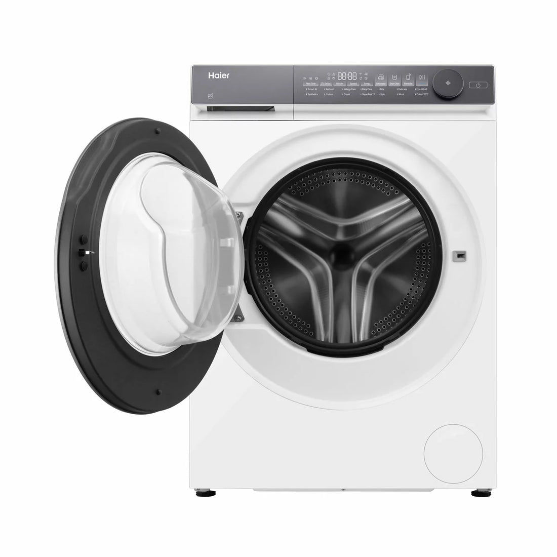 Haier HW120-B14367UUK, 12kg Washing Machine, A Rated in White