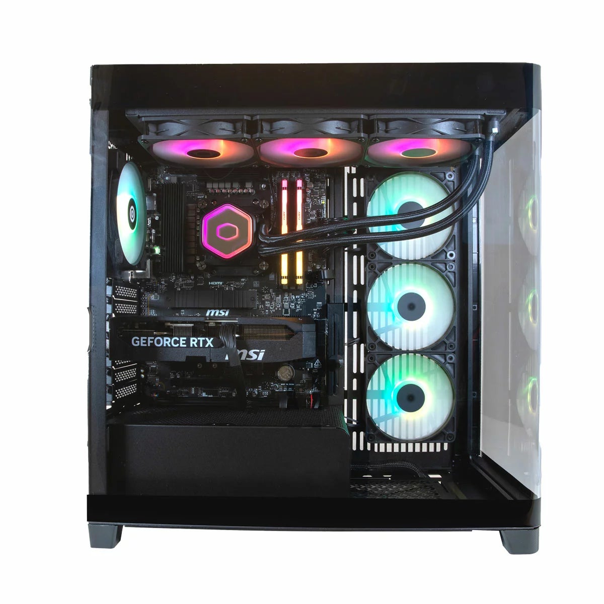 CyberPower, AMD Ryzen 7, 32GB RAM, 1TB SSD, NVIDIA GeForce RTX 5070, Gaming Desktop PC, view 4