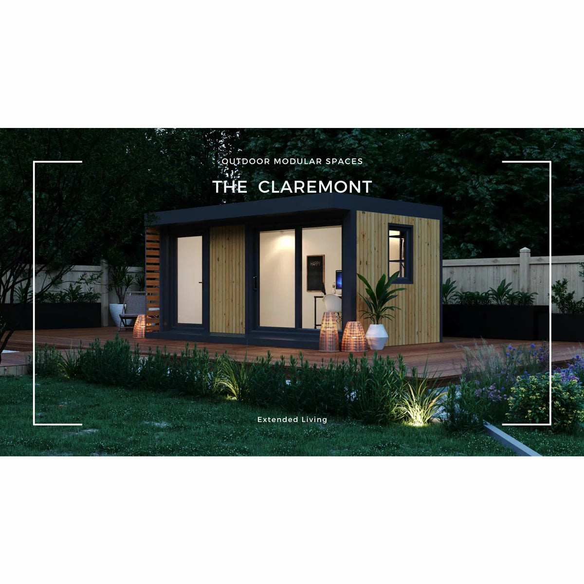 Claremont Garden Room Installed by Outdoor Modular Spaces, Available 15sqm up