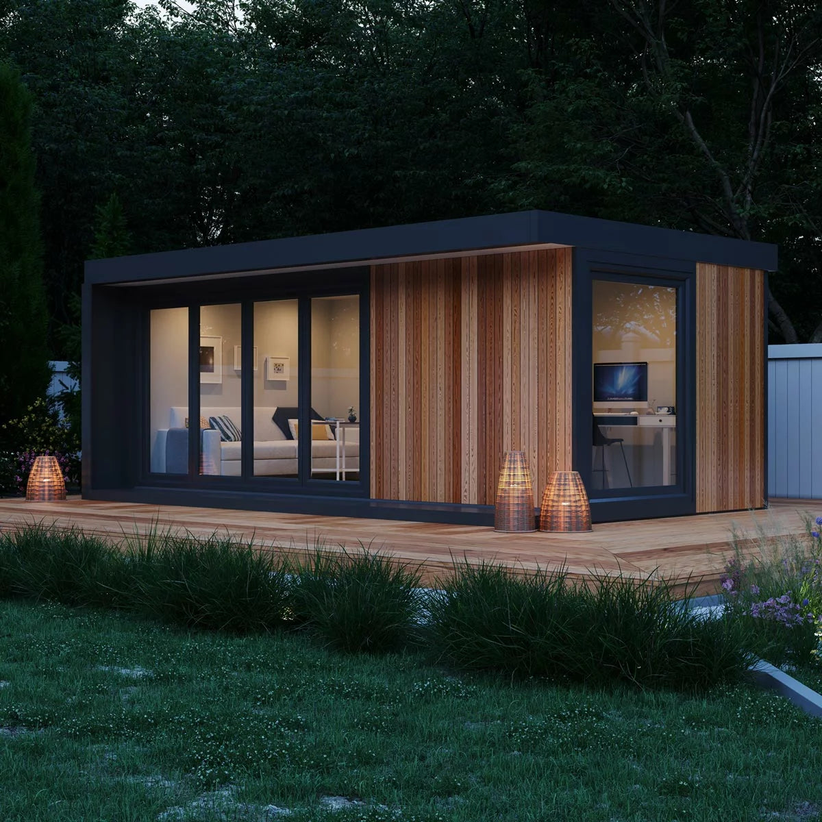 Caldecot Garden Room Installed by Outdoor Modular Spaces, Available 15sqm up