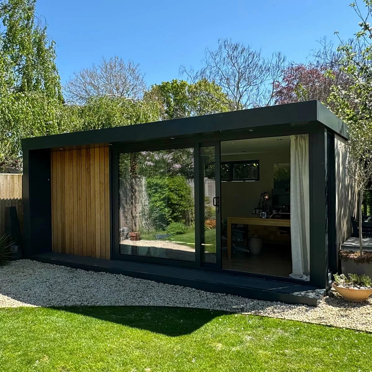Caldecot Garden Room Installed by Outdoor Modular Spaces, Available 15sqm up