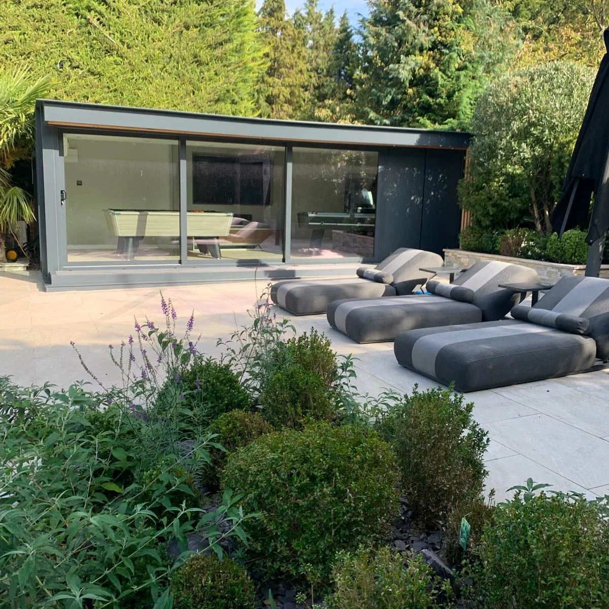Theobalds Garden Room Installed by Outdoor Modular Spaces, Available 15sqm up