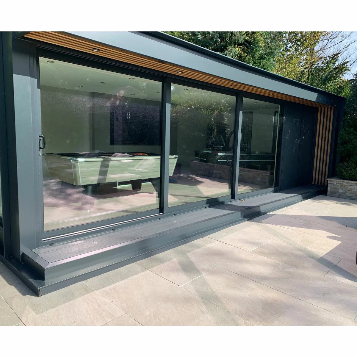 Theobalds Garden Room Installed by Outdoor Modular Spaces, Available 15sqm up