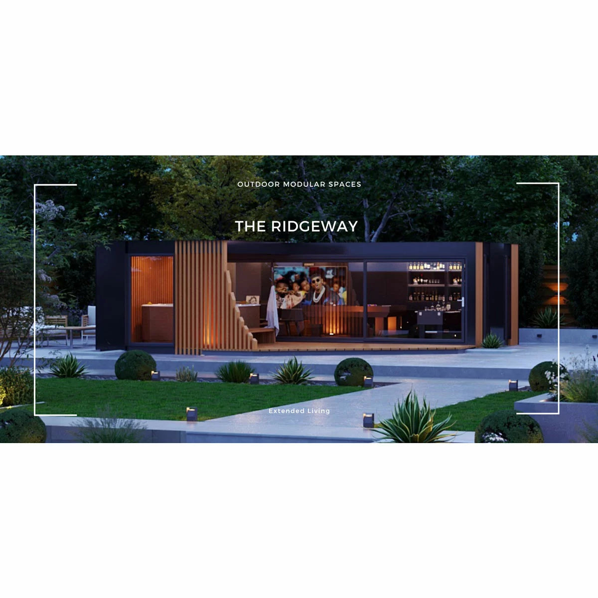 Ridgeway Garden Room Installed by Outdoor Modular Spaces, Available 15sqm up