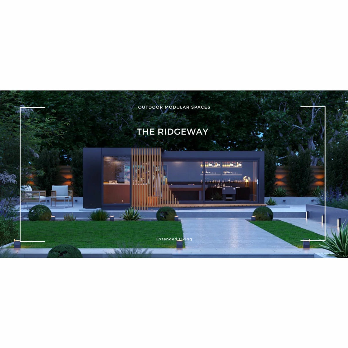 Ridgeway Garden Room Installed by Outdoor Modular Spaces, Available 15sqm up