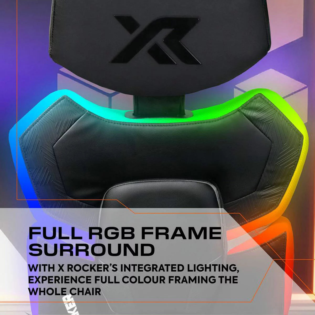 X Rocker Kunai RGB Gaming Chair with LED Lights