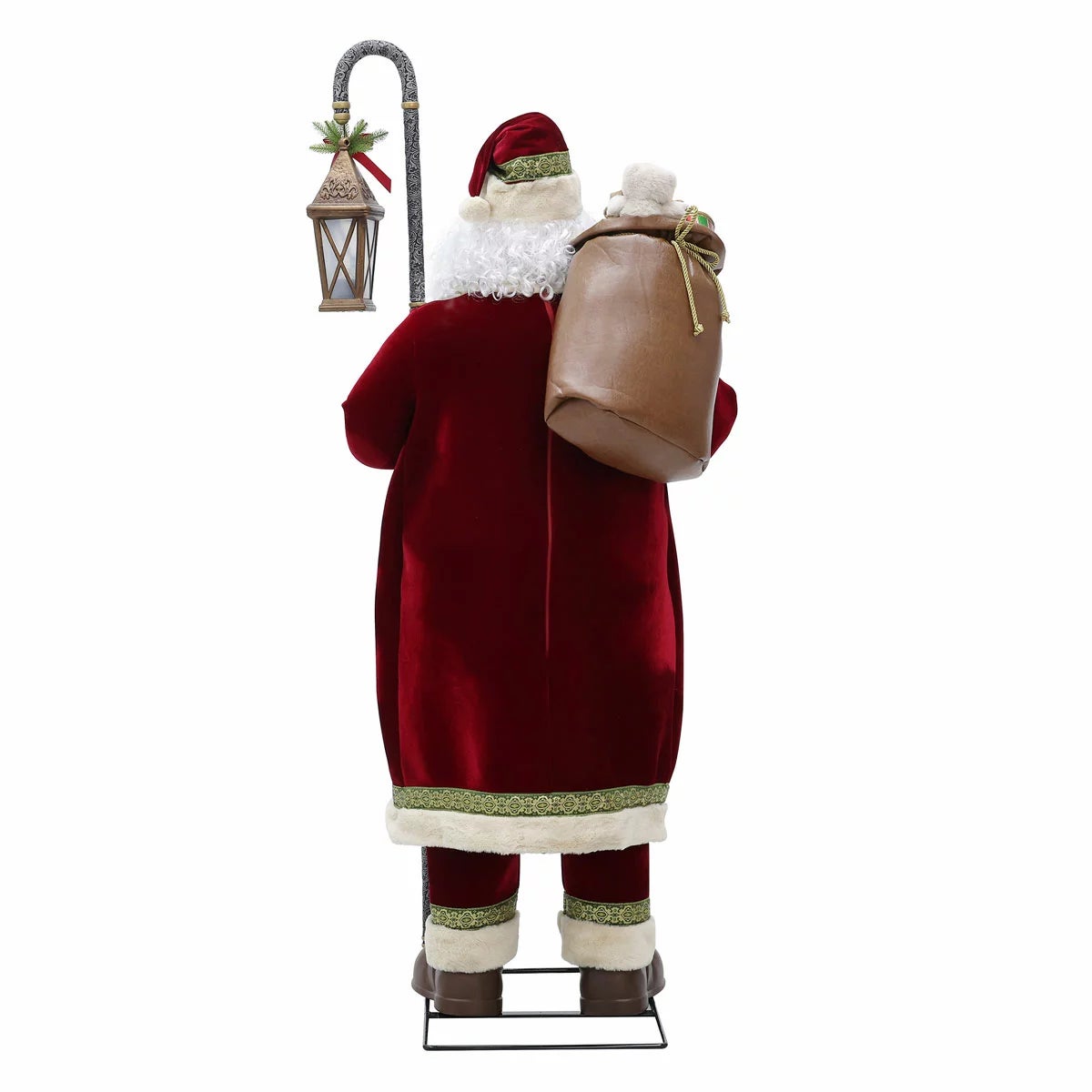 6ft (183cm) Animated Santa with Motion Sensor, Singing & LED Lantern, view 7