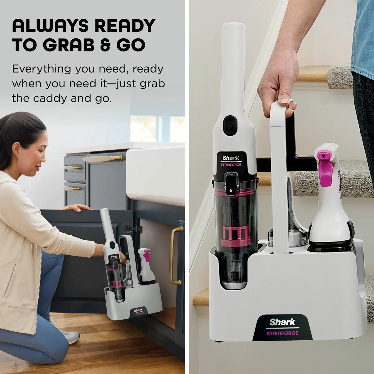 Shark StainForce Cordless Stain-Destroying Spot Cleaner, HX100UKT