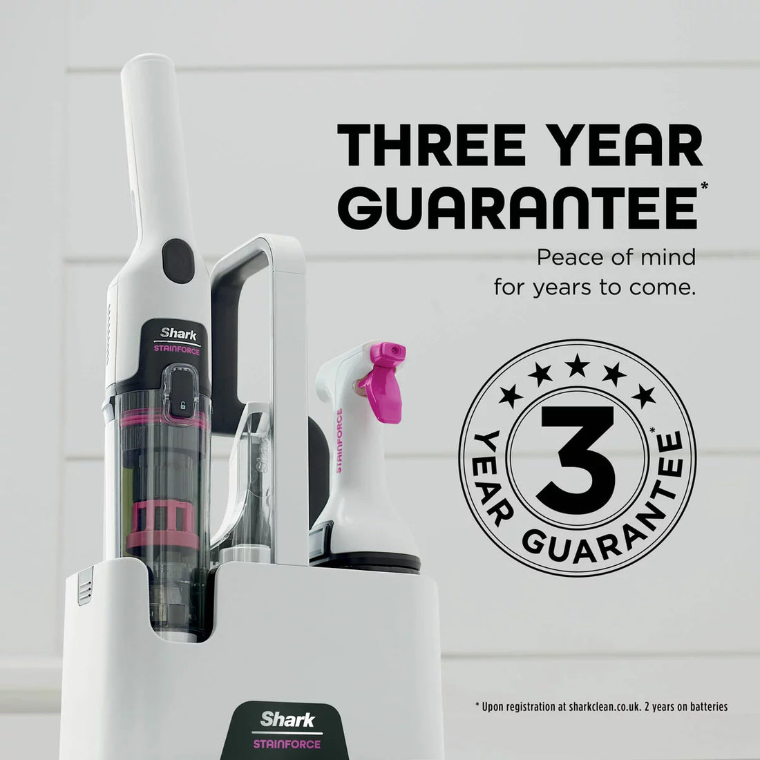 Shark StainForce Cordless Stain-Destroying Spot Cleaner, HX100UKT