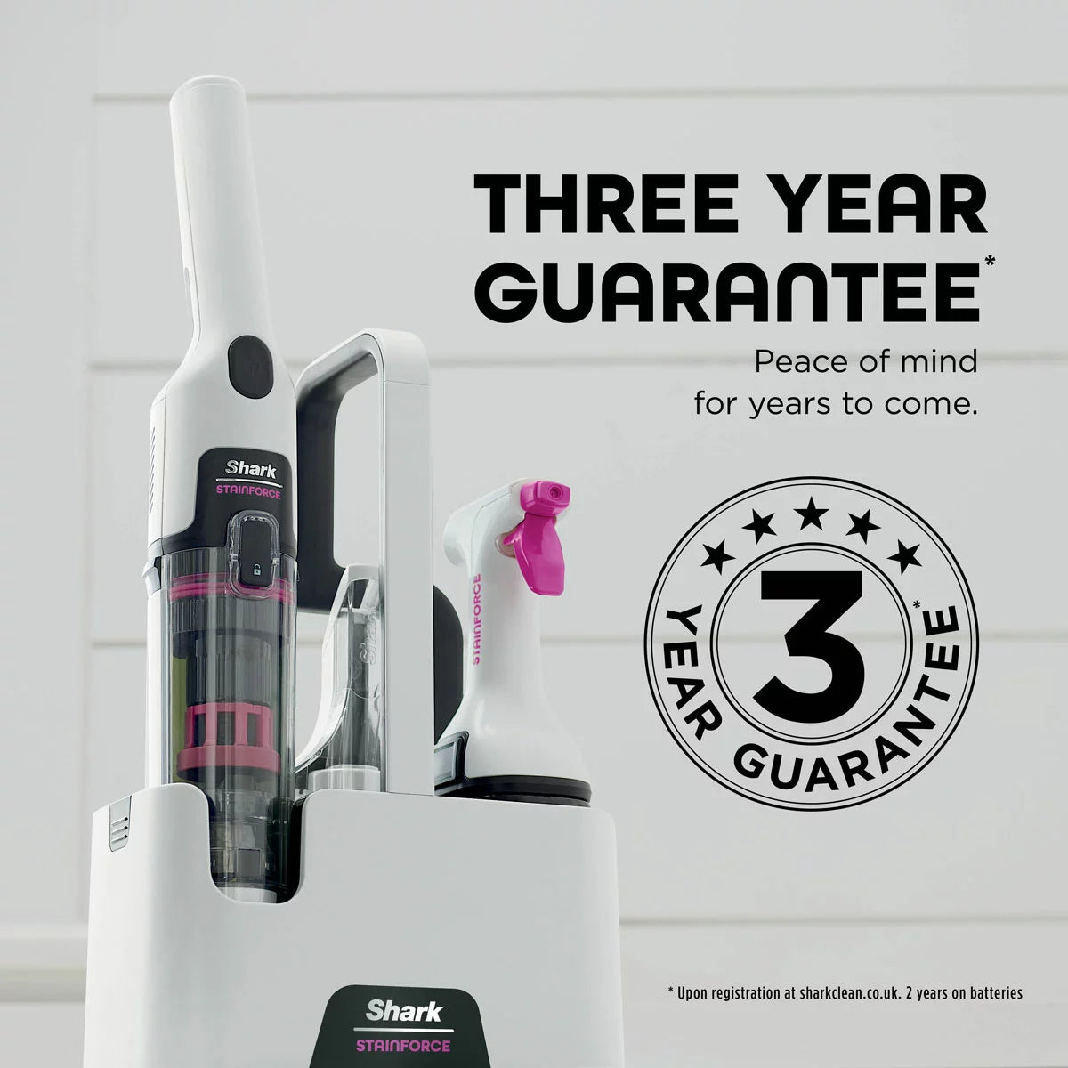 Shark StainForce Cordless Stain-Destroying Spot Cleaner, HX100UKT