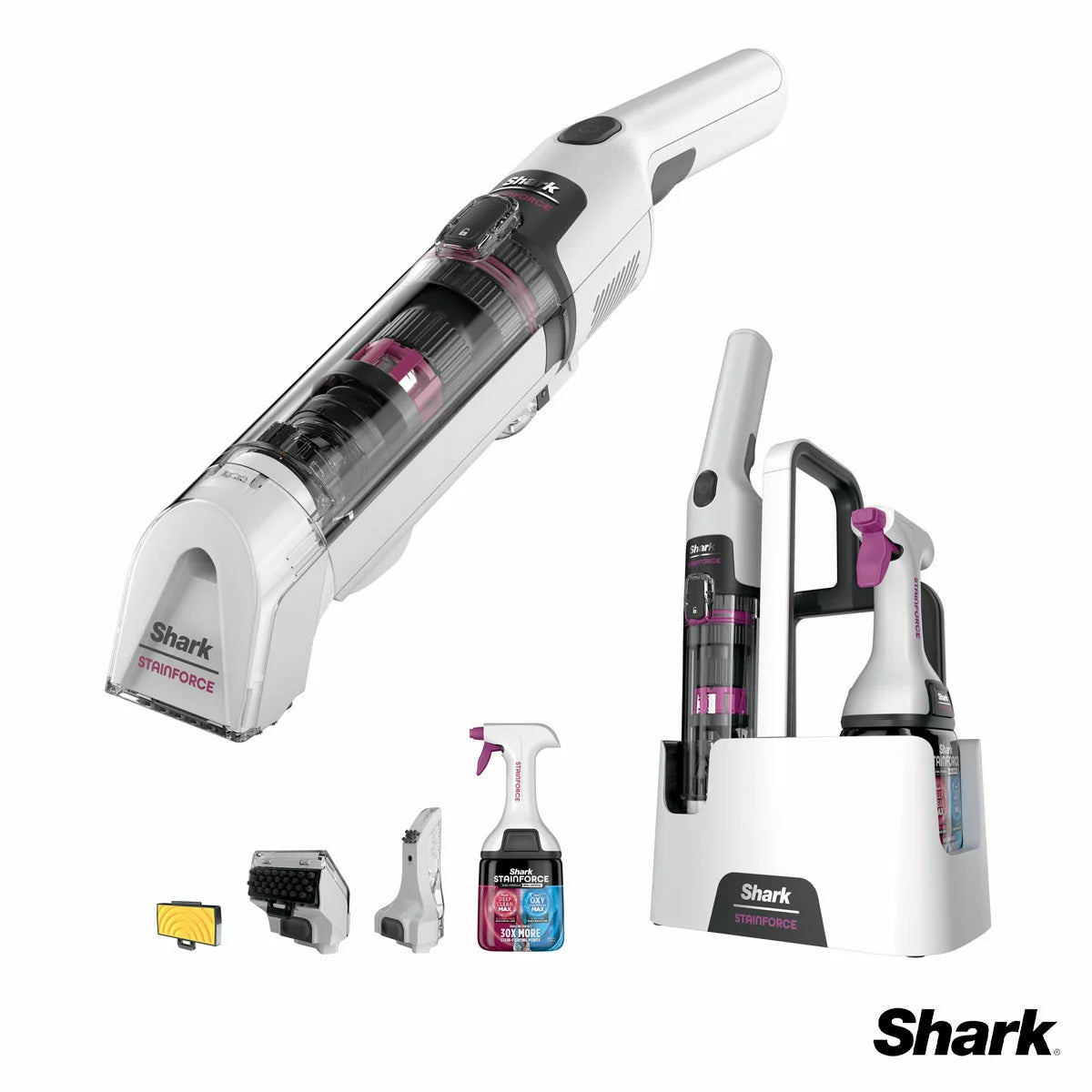 Shark StainForce Cordless Stain-Destroying Spot Cleaner, HX100UKT