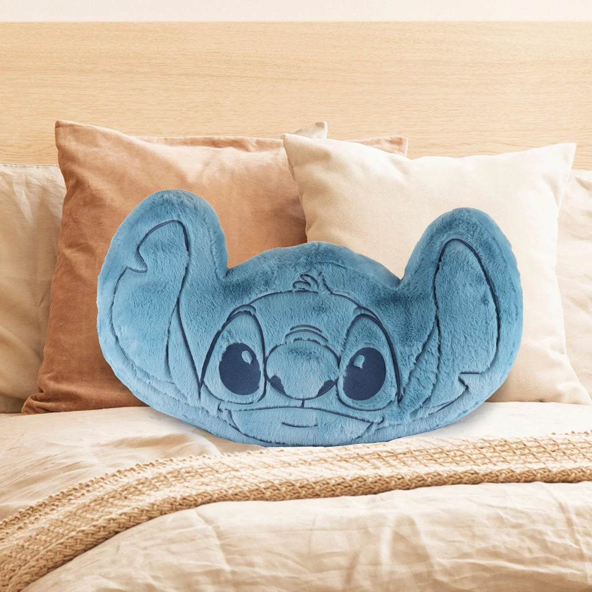 Disney Character Faux Rabbit Fur Oversized Cushion, in 4 Designs