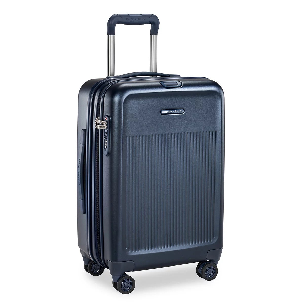 Briggs & Riley Sympatico Domestic Carry-On Expandable Spinner In 2 Navy, view 2