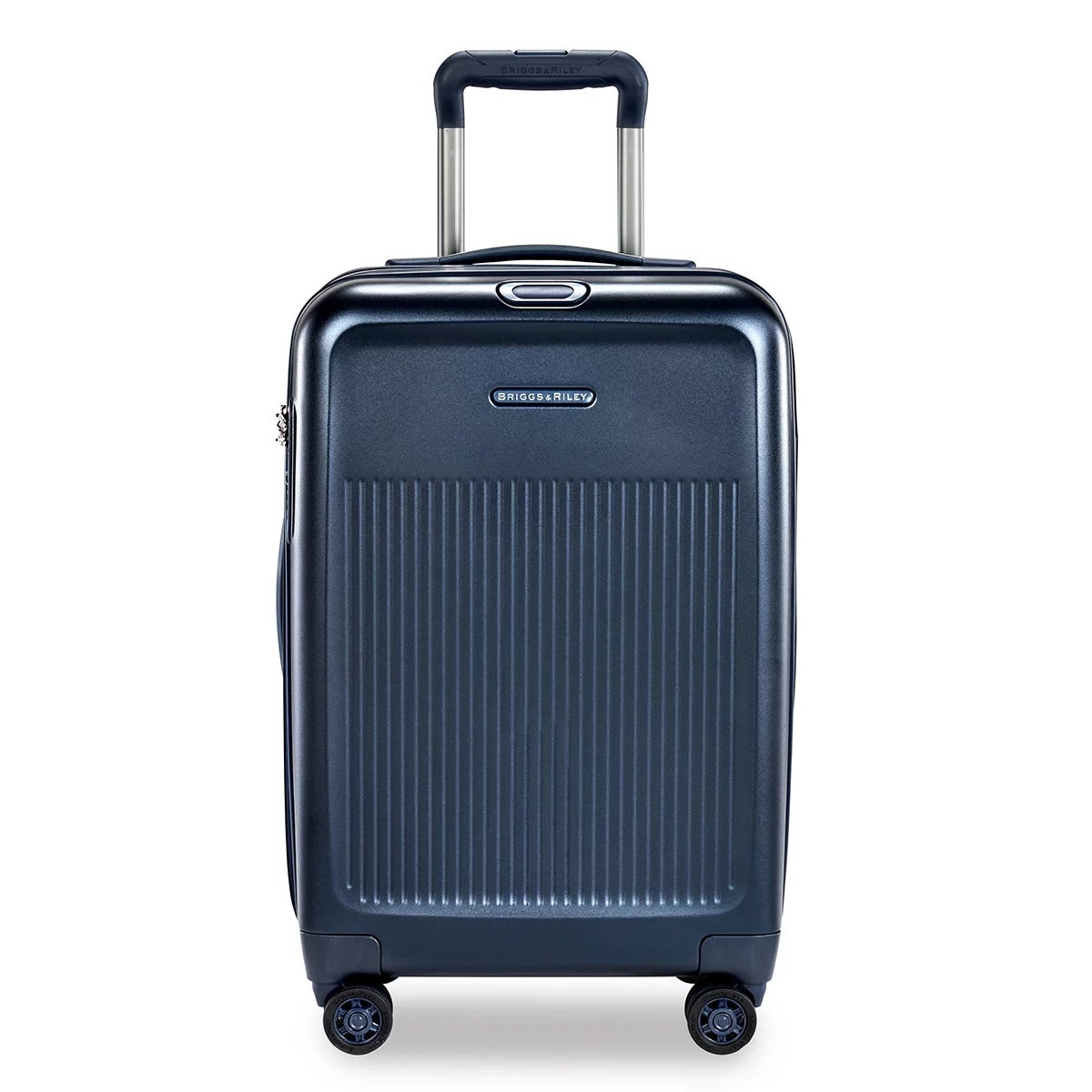 Briggs & Riley Sympatico Domestic Carry-On Expandable Spinner In 2 Navy, view 3