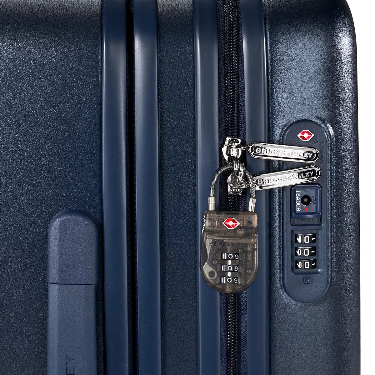 Briggs & Riley Sympatico Domestic Carry-On Expandable Spinner In 2 Navy, view 6
