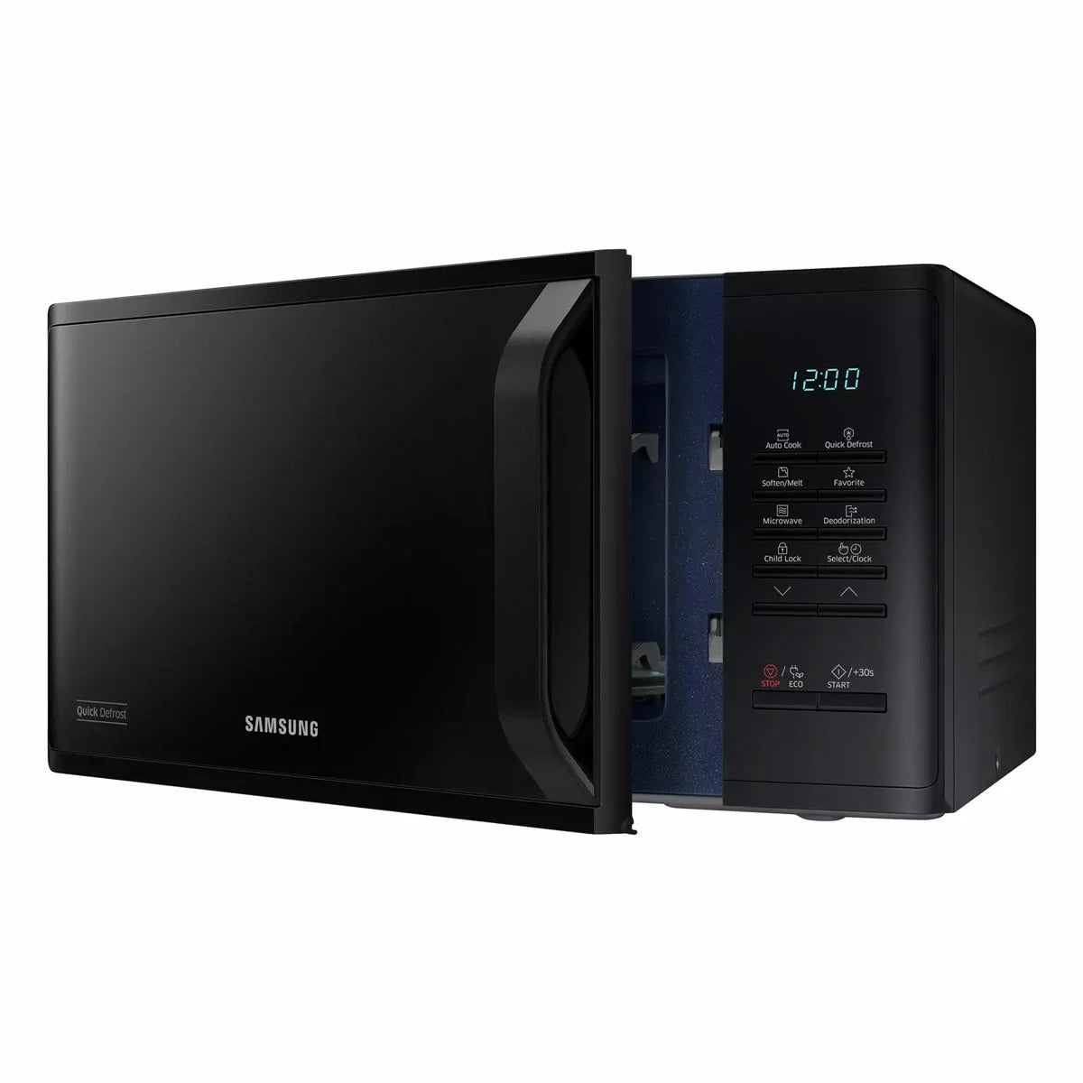 Samsung Solo Microwave, 23 Litre, MS23K3513AK/EU in Black