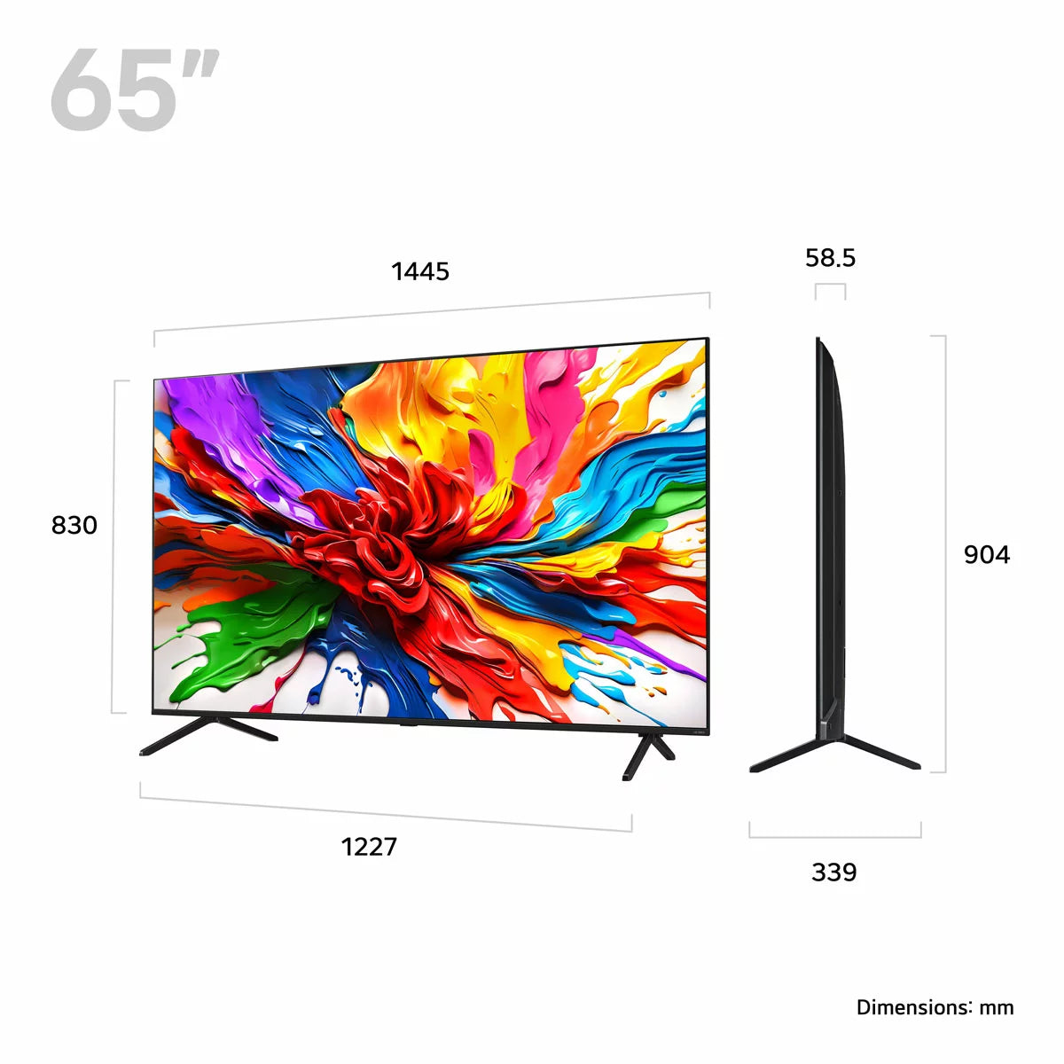 LG 65QNED92A6A 65 Inch QNED 4K Ultra HD Smart TV