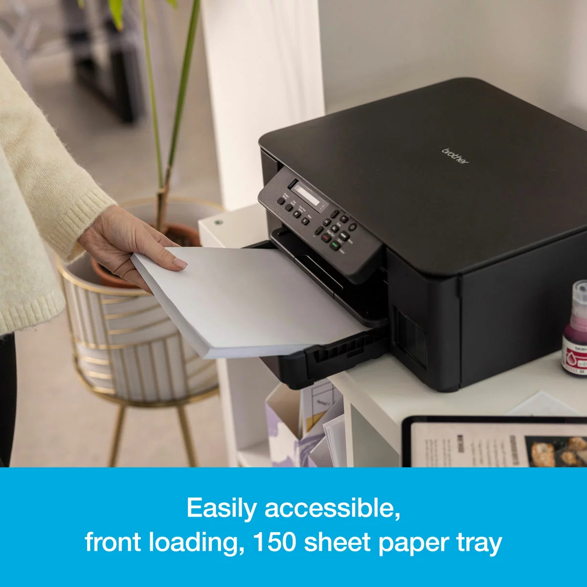 Brother 3-in-1 compact inktank printer, DCP-T580DW