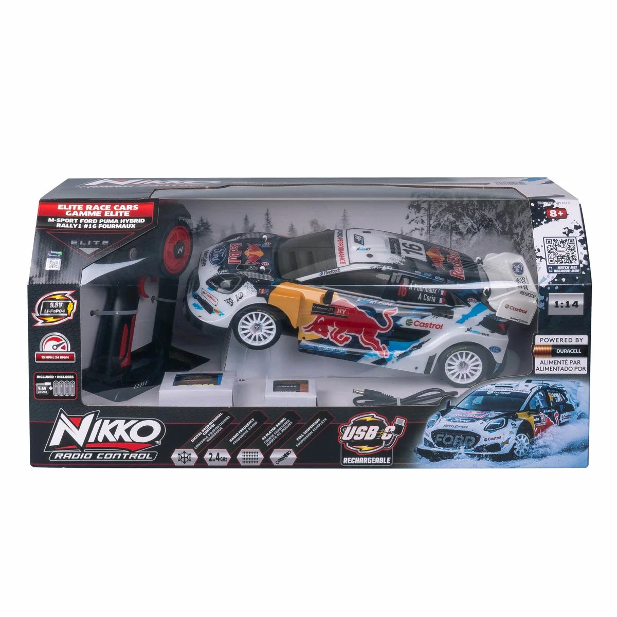 Nikko Toys 1:14th Elite Red Bull Race Remote Control Car (8+ Years), view 9