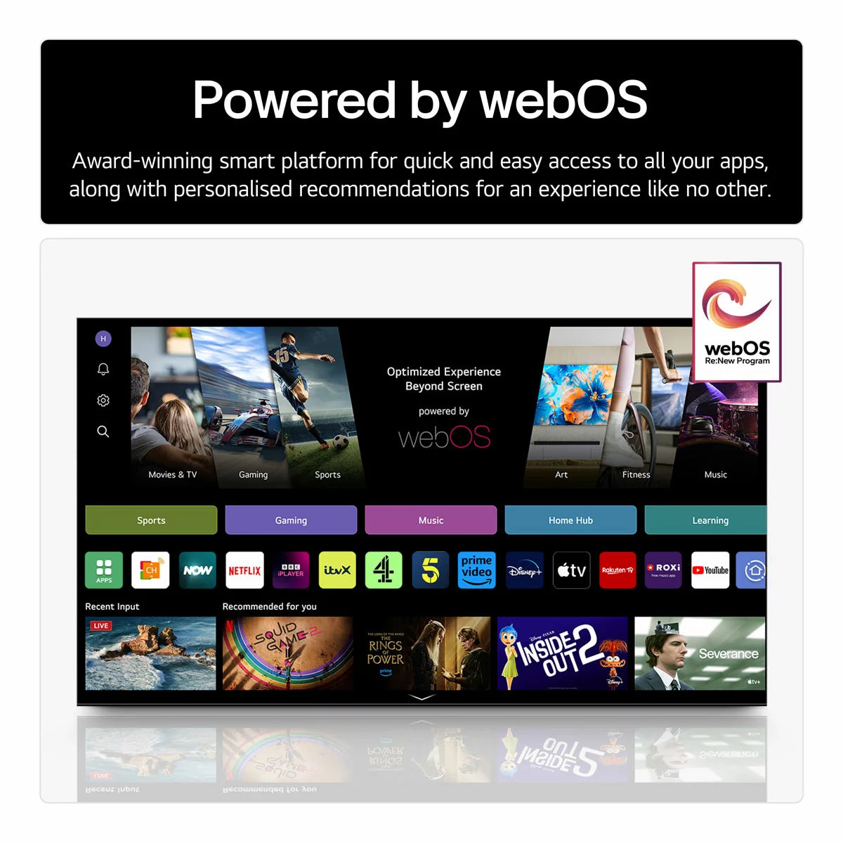 LG 65QNED70A6A 65 Inch QNED 4K Ultra HD Smart TV