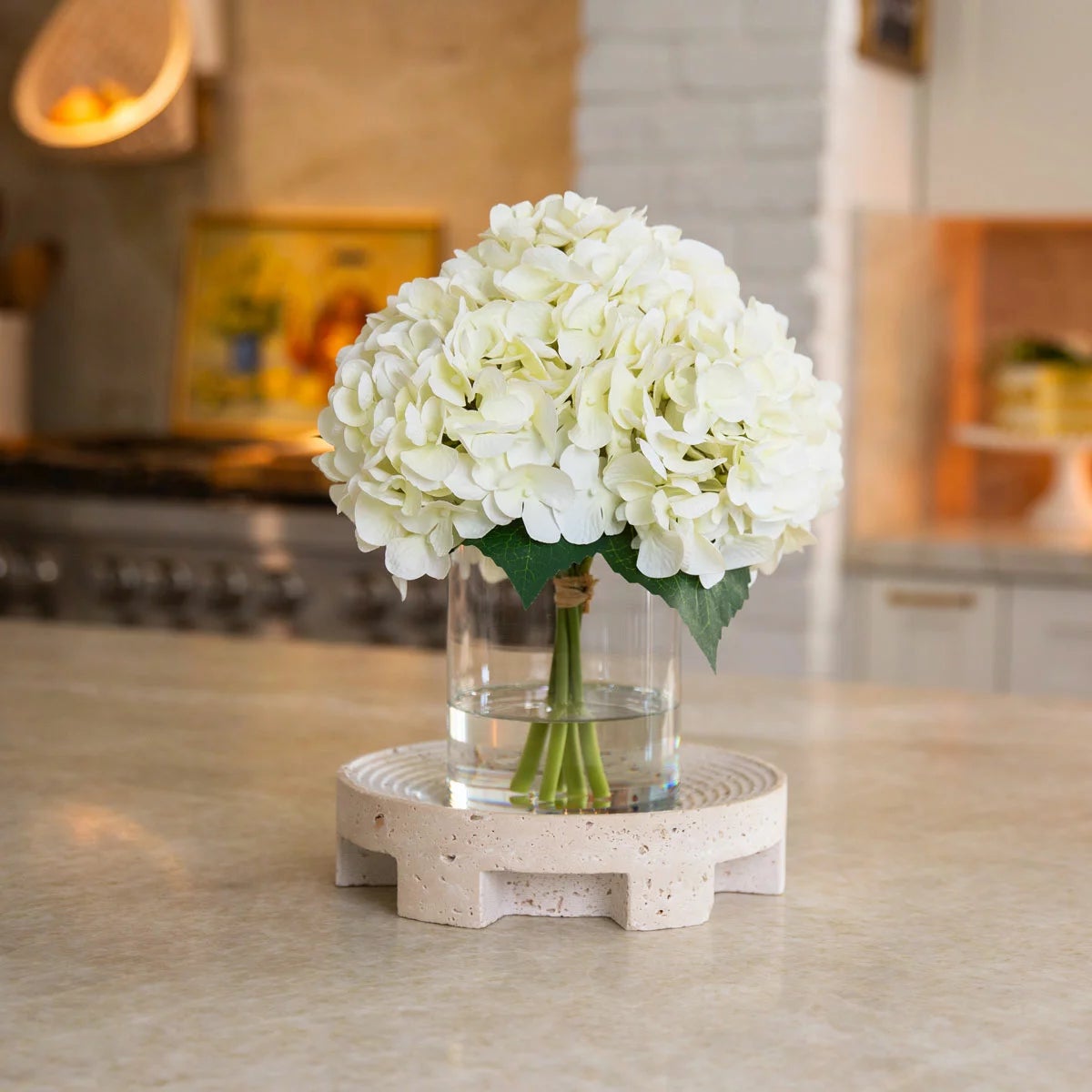 Real Touch Artificial Hydrangea in Vase, view 2