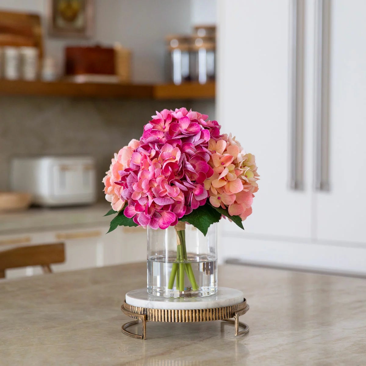 Real Touch Artificial Hydrangea in Vase, view 11