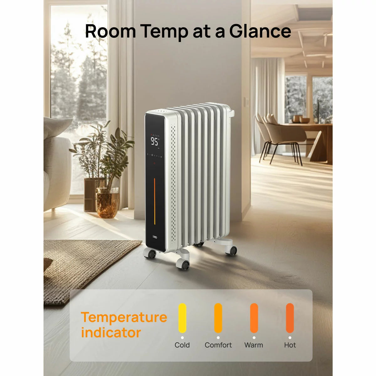 Dreo Oil Filled Radiator 1.5kW, OH621
