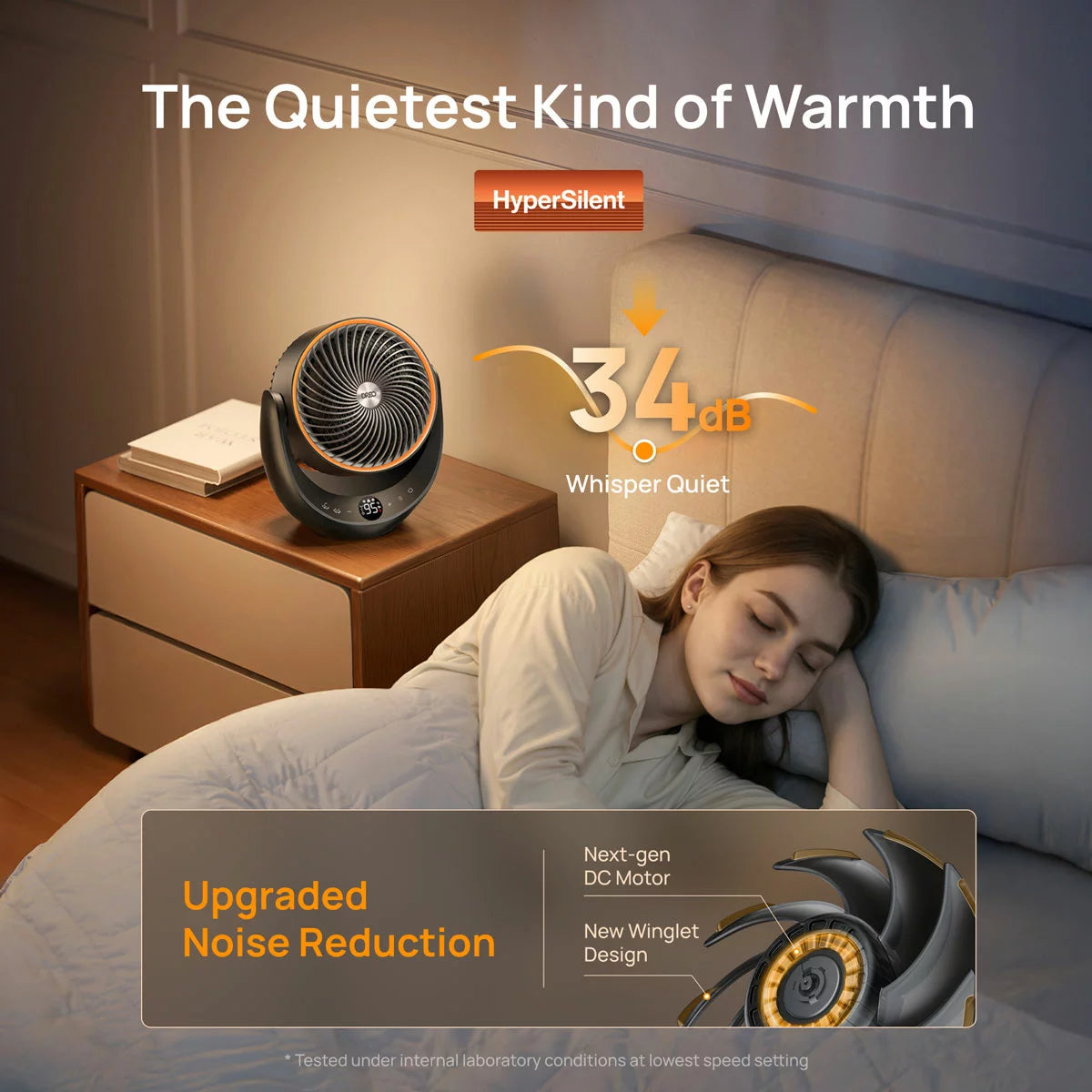 DREO Ceramic Whole Room Heater & Circulator 2000W, DR-HSH015