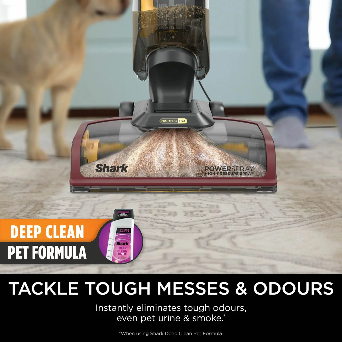 Shark CarpetXpert HairPro Pet Deep Carpet Cleaner, EX220UK