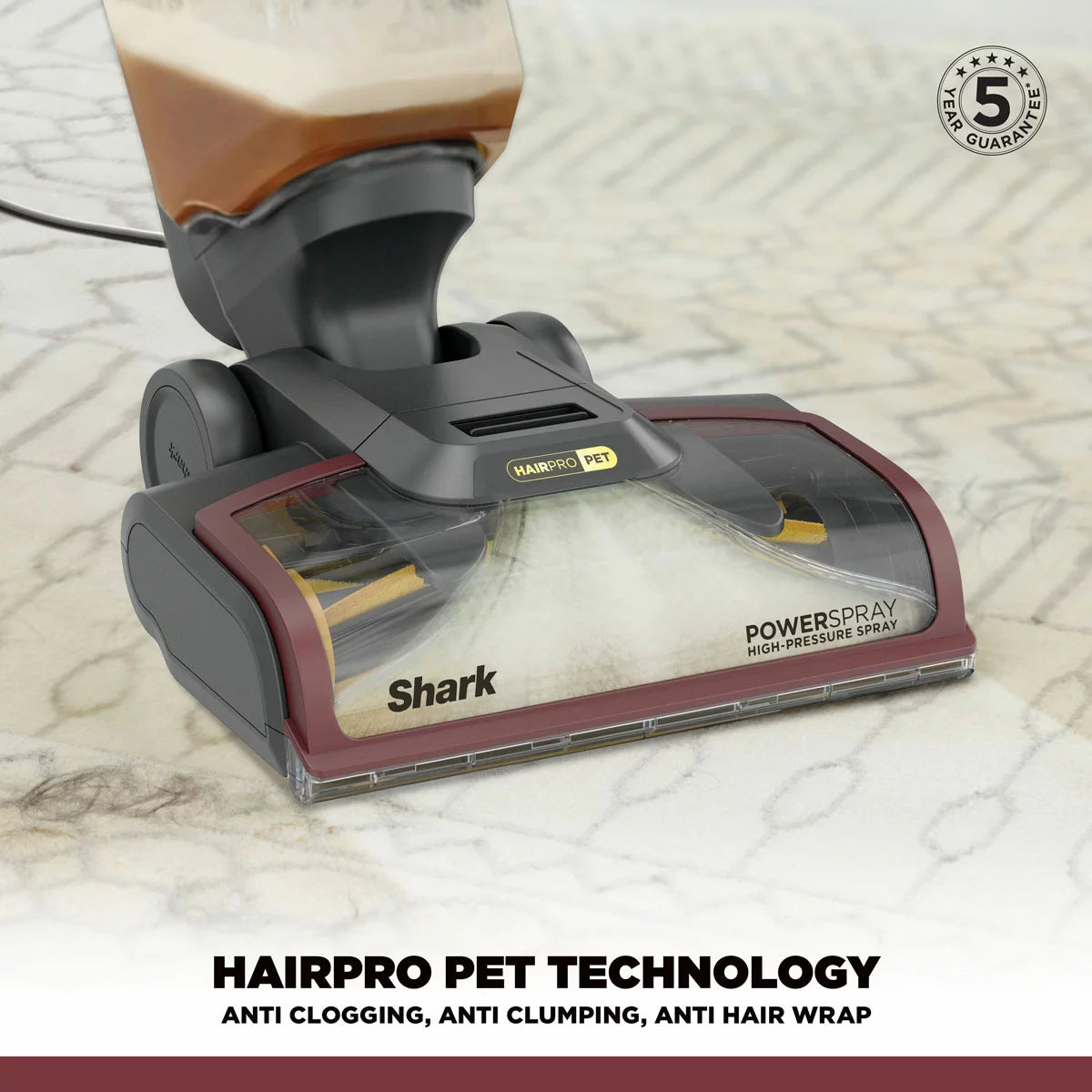 Shark CarpetXpert HairPro Pet Deep Carpet Cleaner, EX220UK