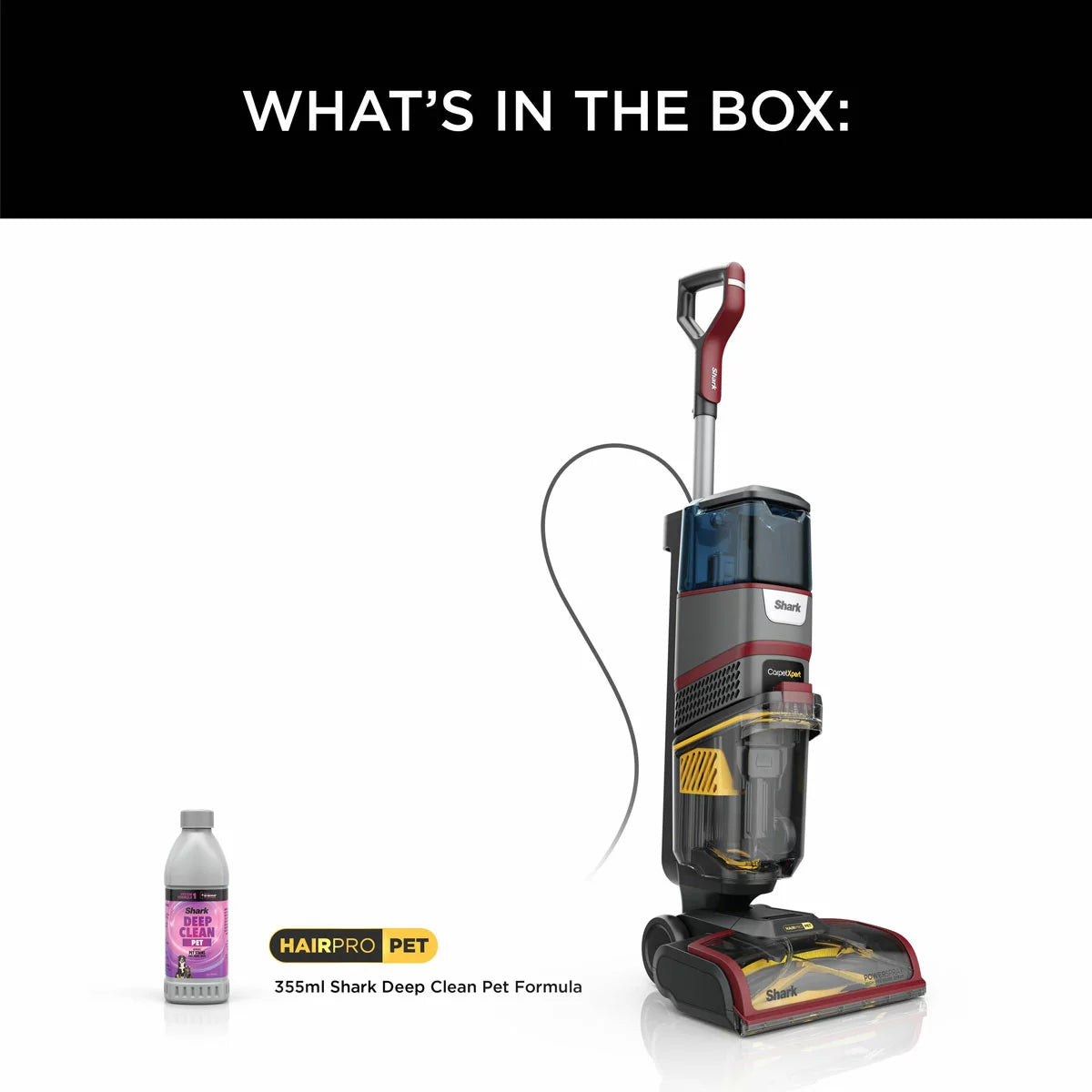 Shark CarpetXpert HairPro Pet Deep Carpet Cleaner, EX220UK