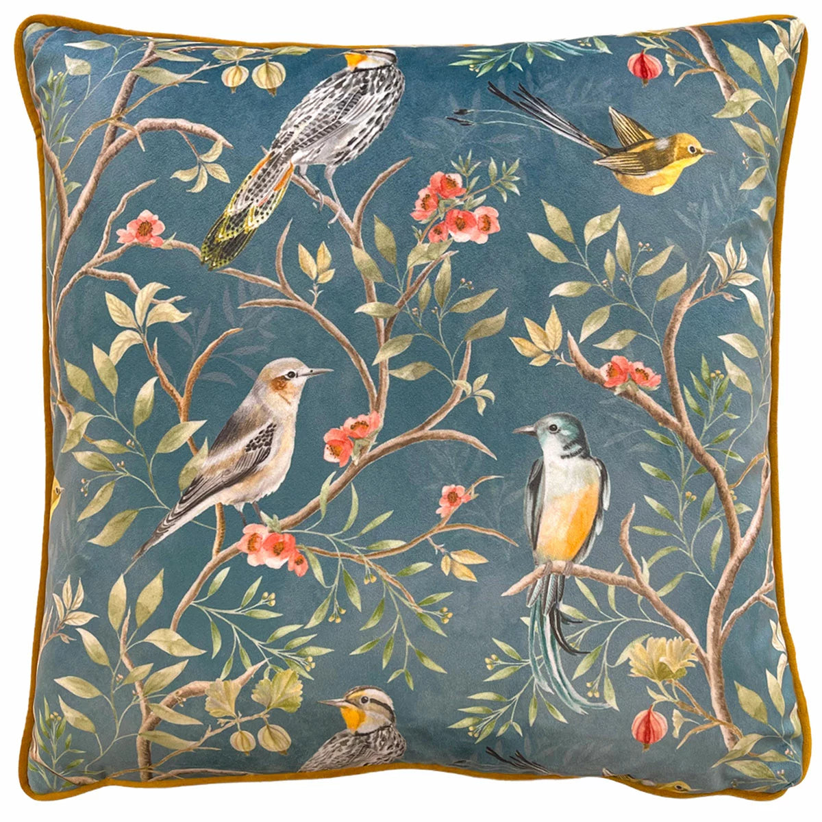 Wylder Chinoiserie Feather Fill Cushion 2 Pack, 43 x 43 cm