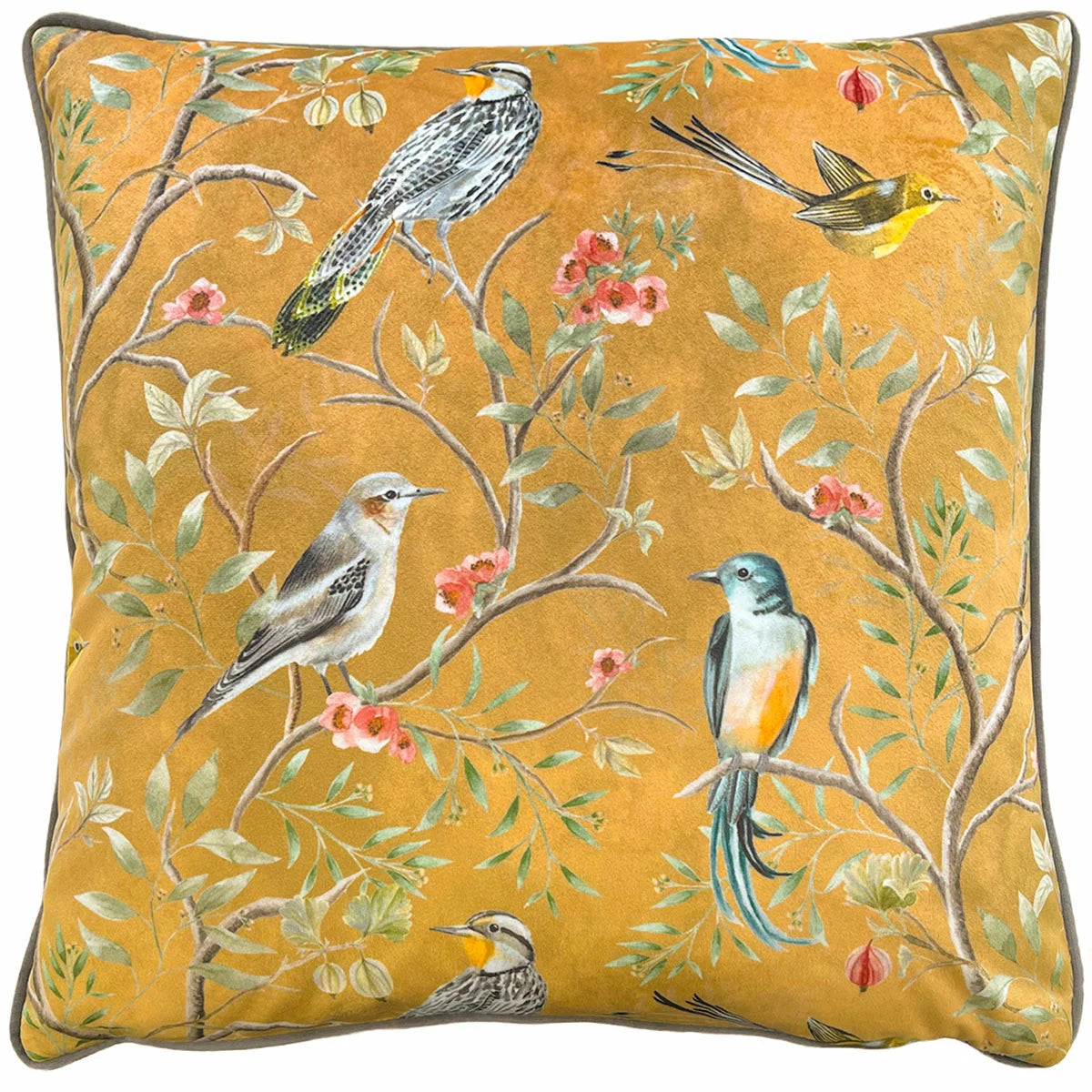 Wylder Chinoiserie Feather Fill Cushion 2 Pack, 43 x 43 cm
