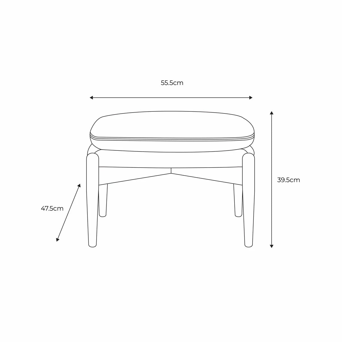 Gallery Datsun Sheepskin Footstool