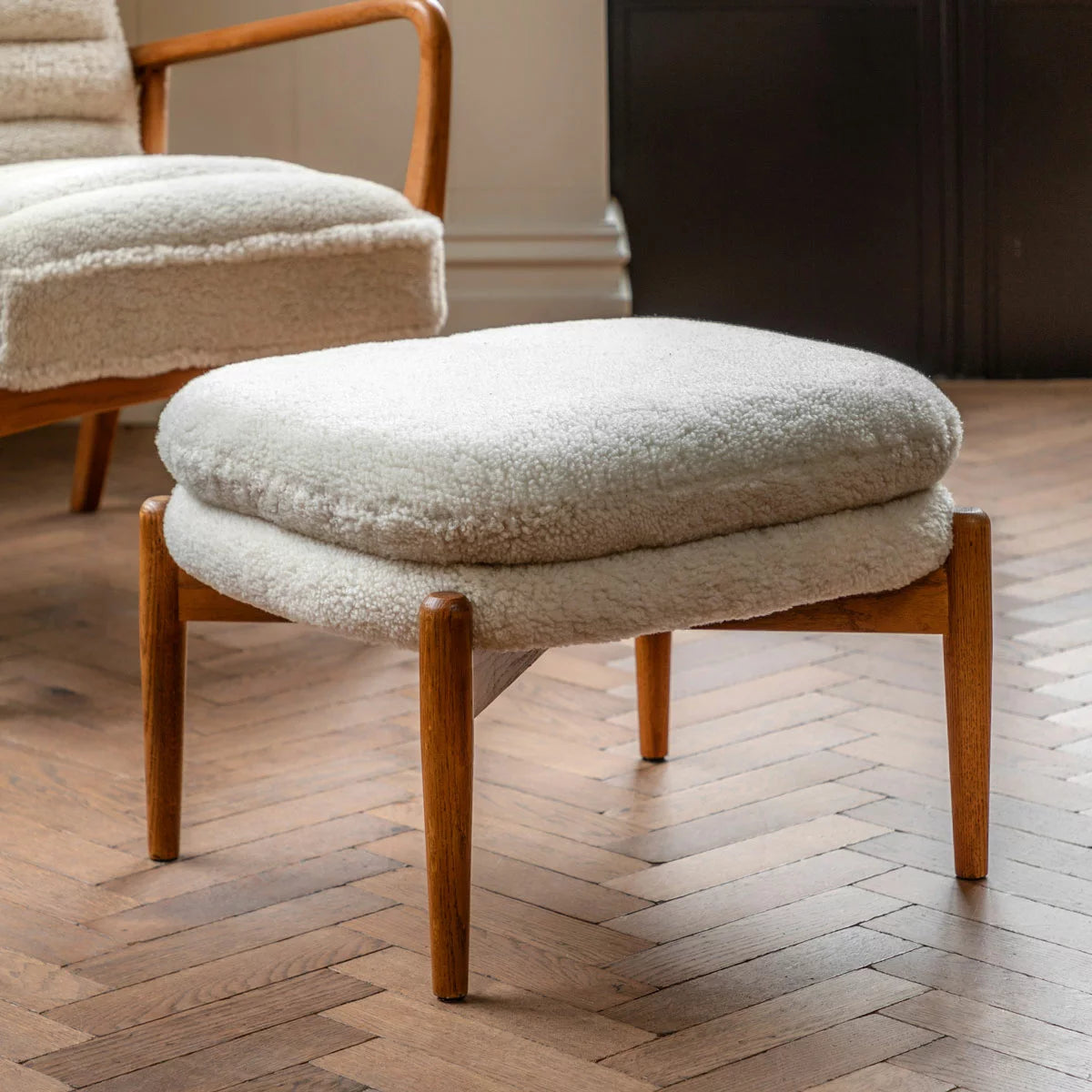 Gallery Datsun Sheepskin Footstool