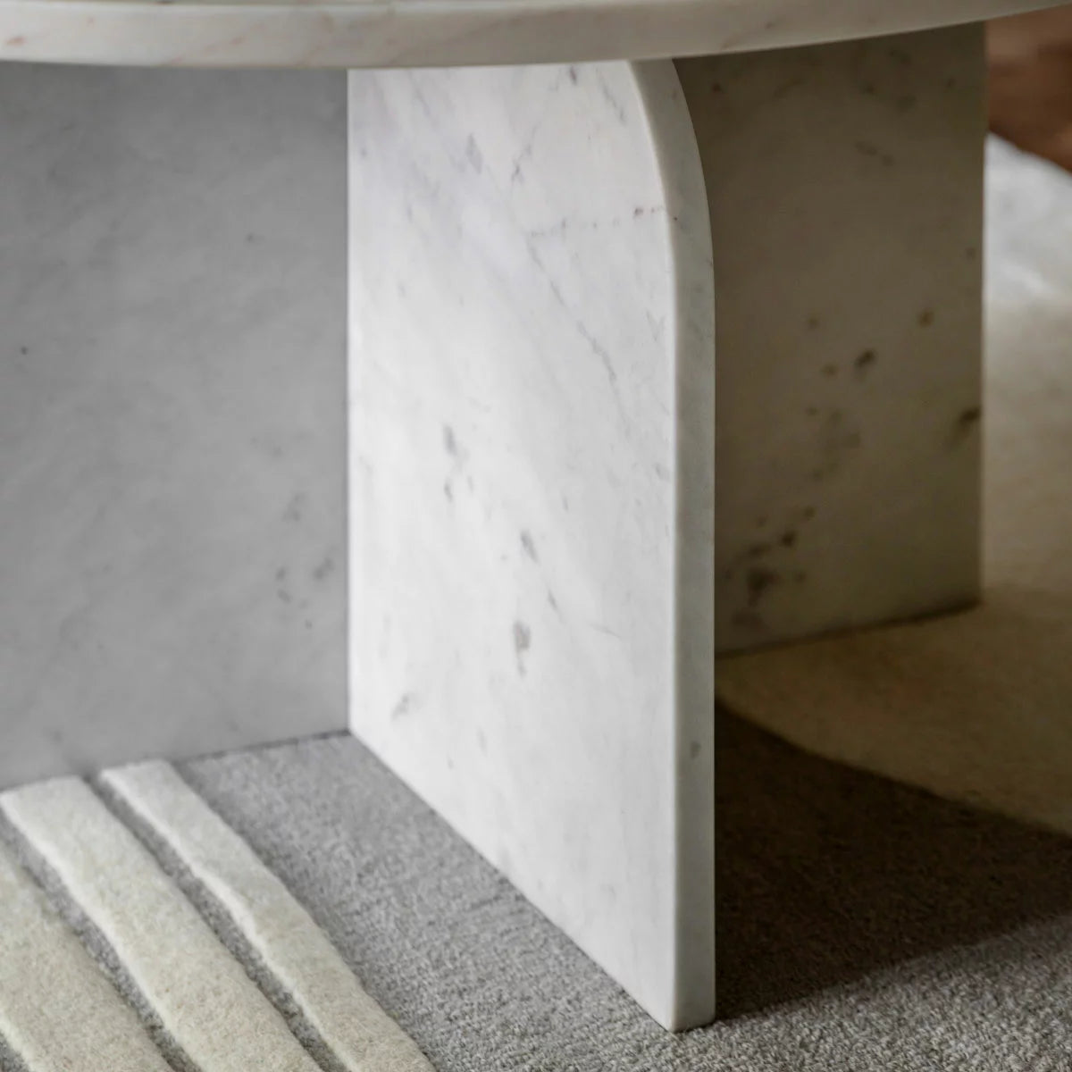 Gallery Amalfi White Marble Coffee Table