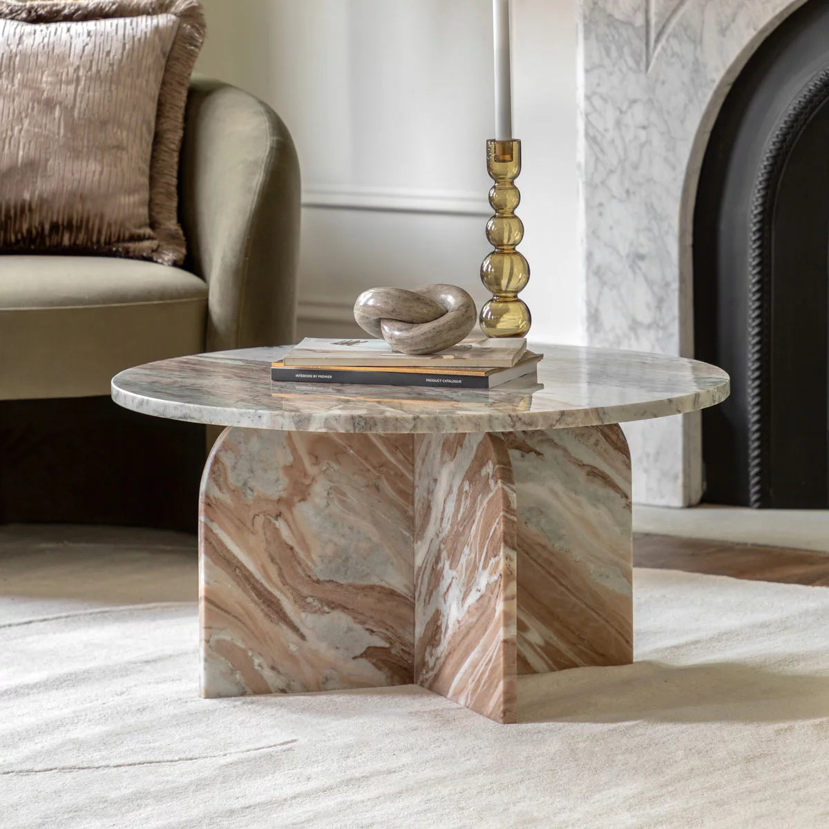 Gallery Amalfi Natural Marble Coffee Table