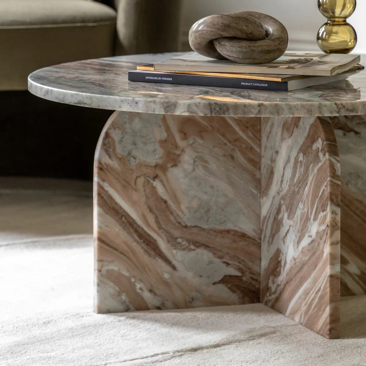 Gallery Amalfi Natural Marble Coffee Table