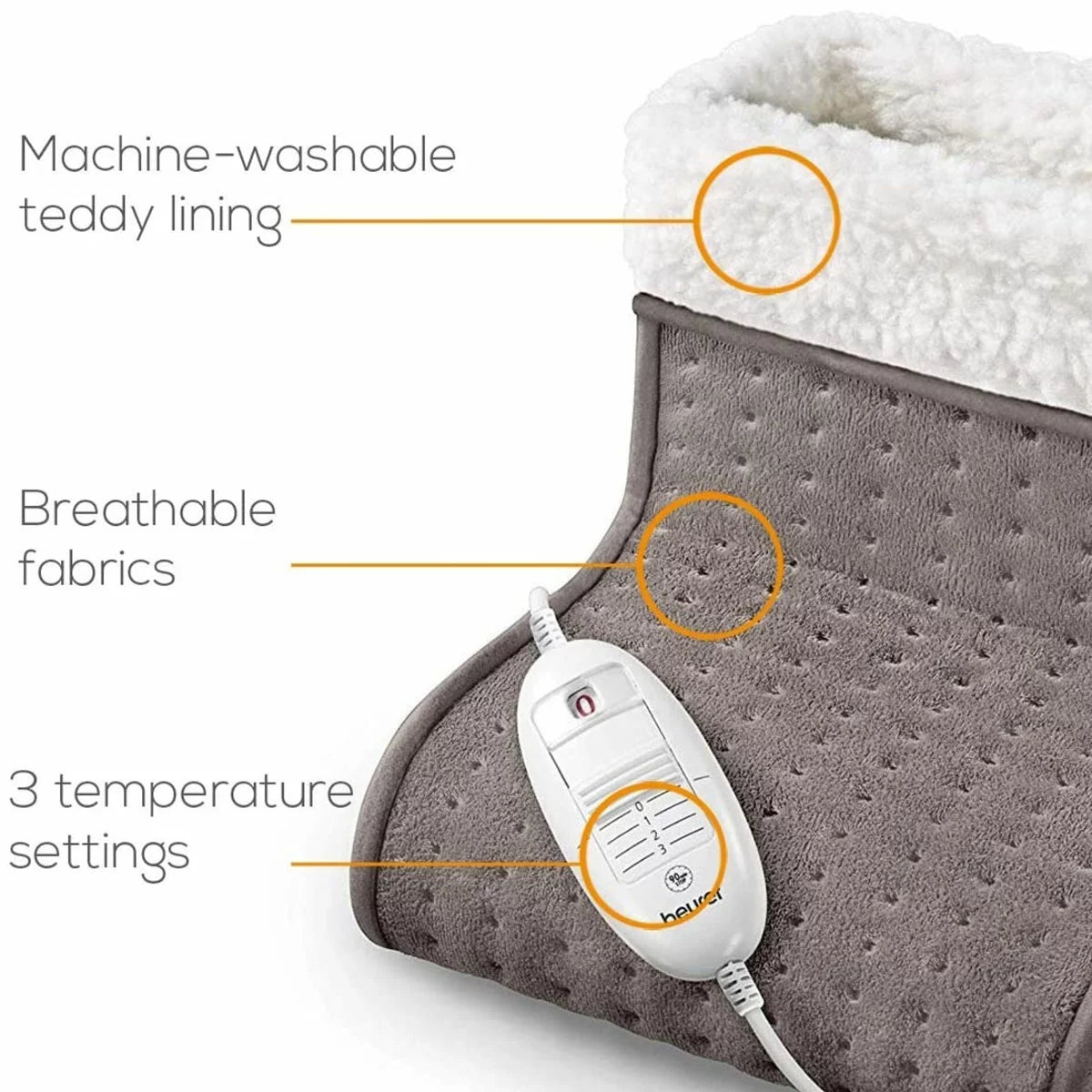 Beurer FW20 Cosy Electric Heated Foot Warmer